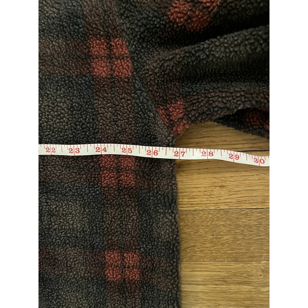 Taylor Swift Size XL Fleece Plaid Shirt Days Jacket Quarter Zip Red TV Sweater - Picture 5 of 6